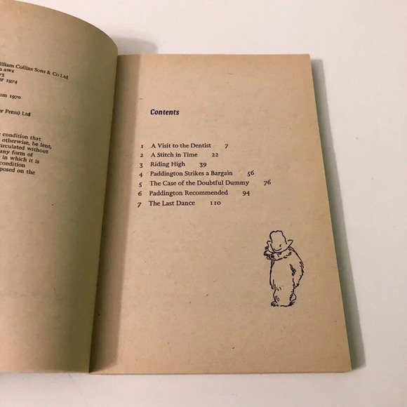 Vtg 1974 Paddington Bear  Takes The Air Armada Lion Book Paperback Michael Bond - Picture 11 of 16